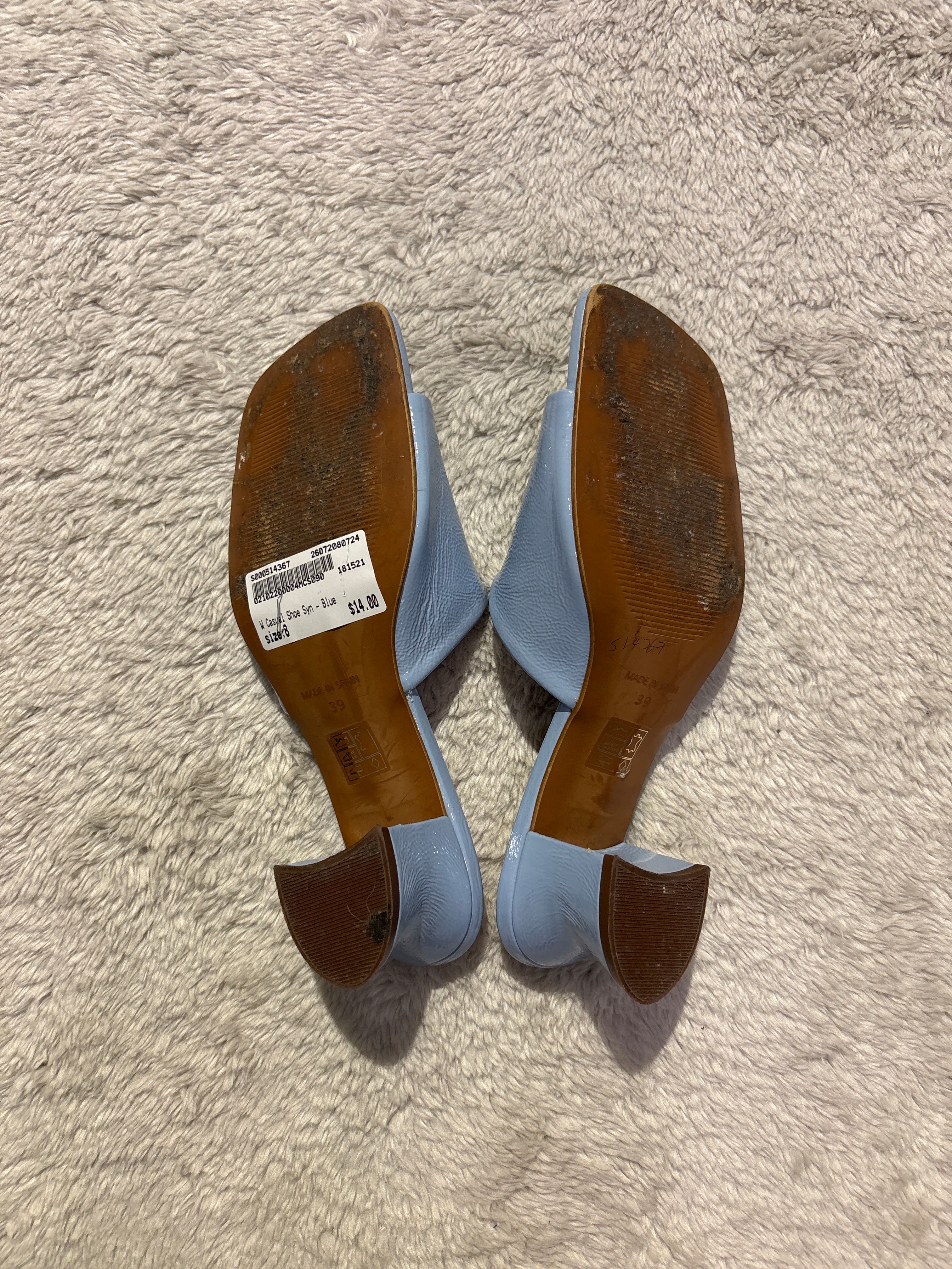 Blue Kitten Heels