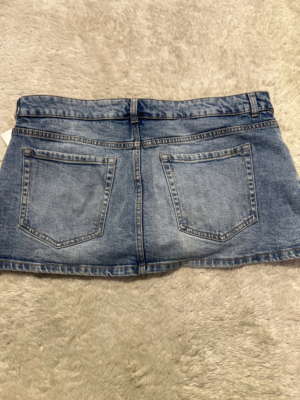 Garage Denim Mini-Skirt