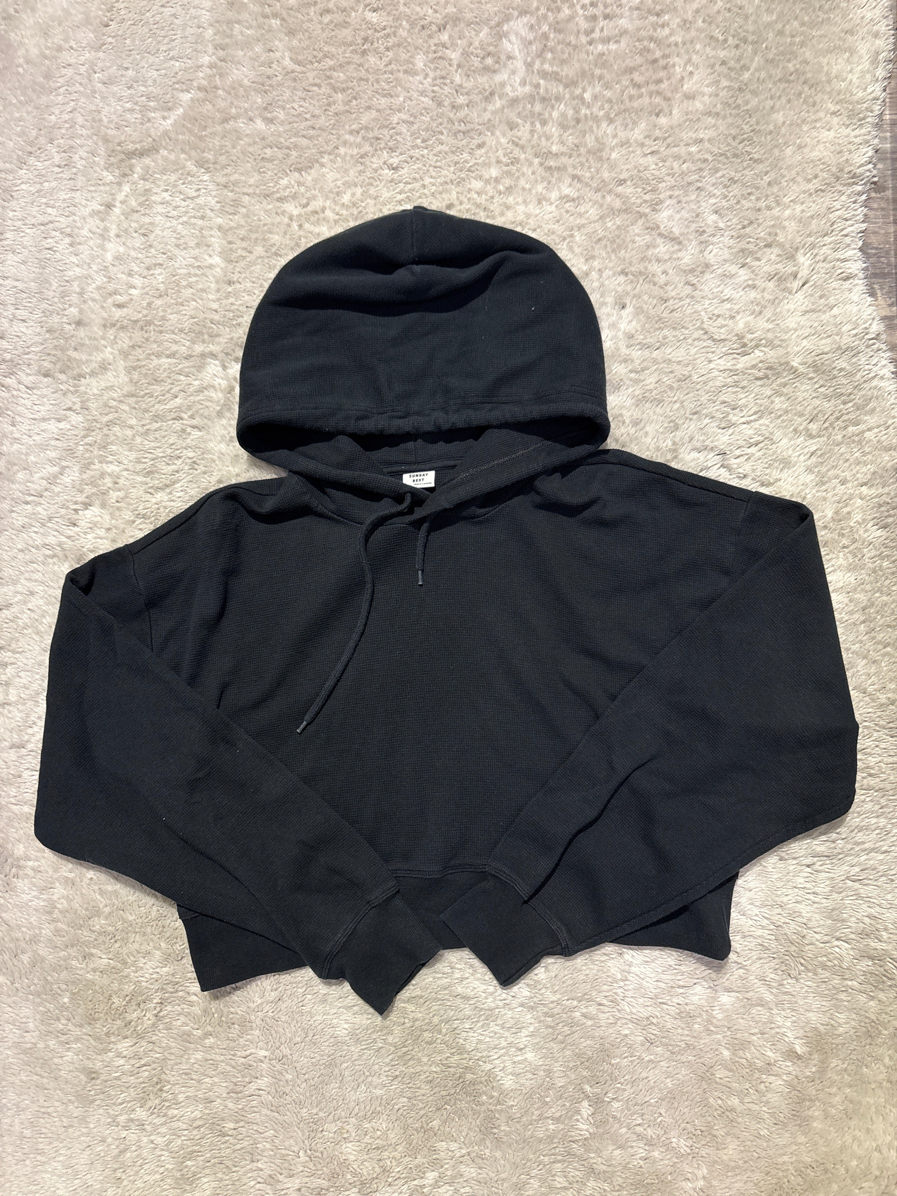 Sunday Best Cropped Hoodie