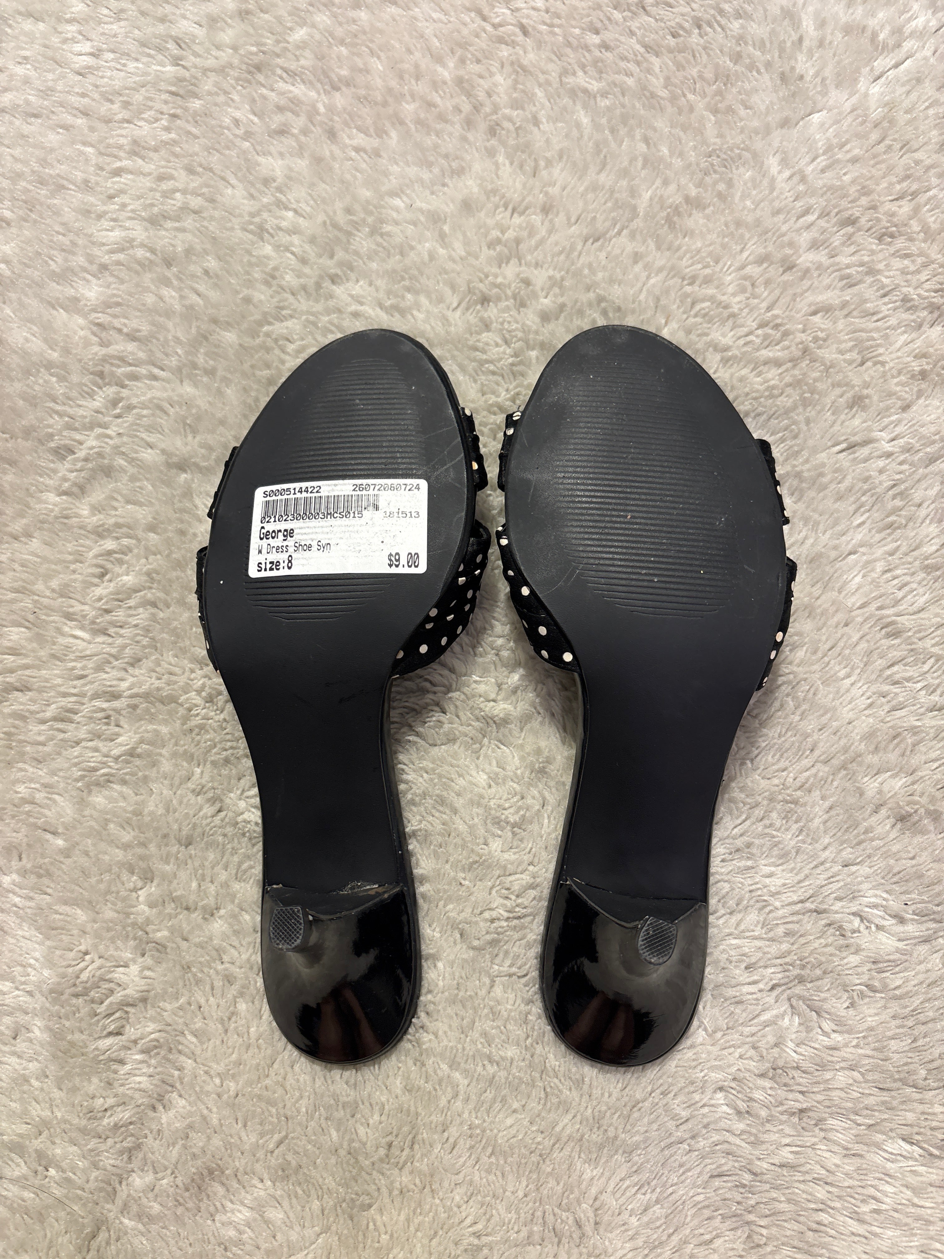 George Polka Dot Kitten Heels