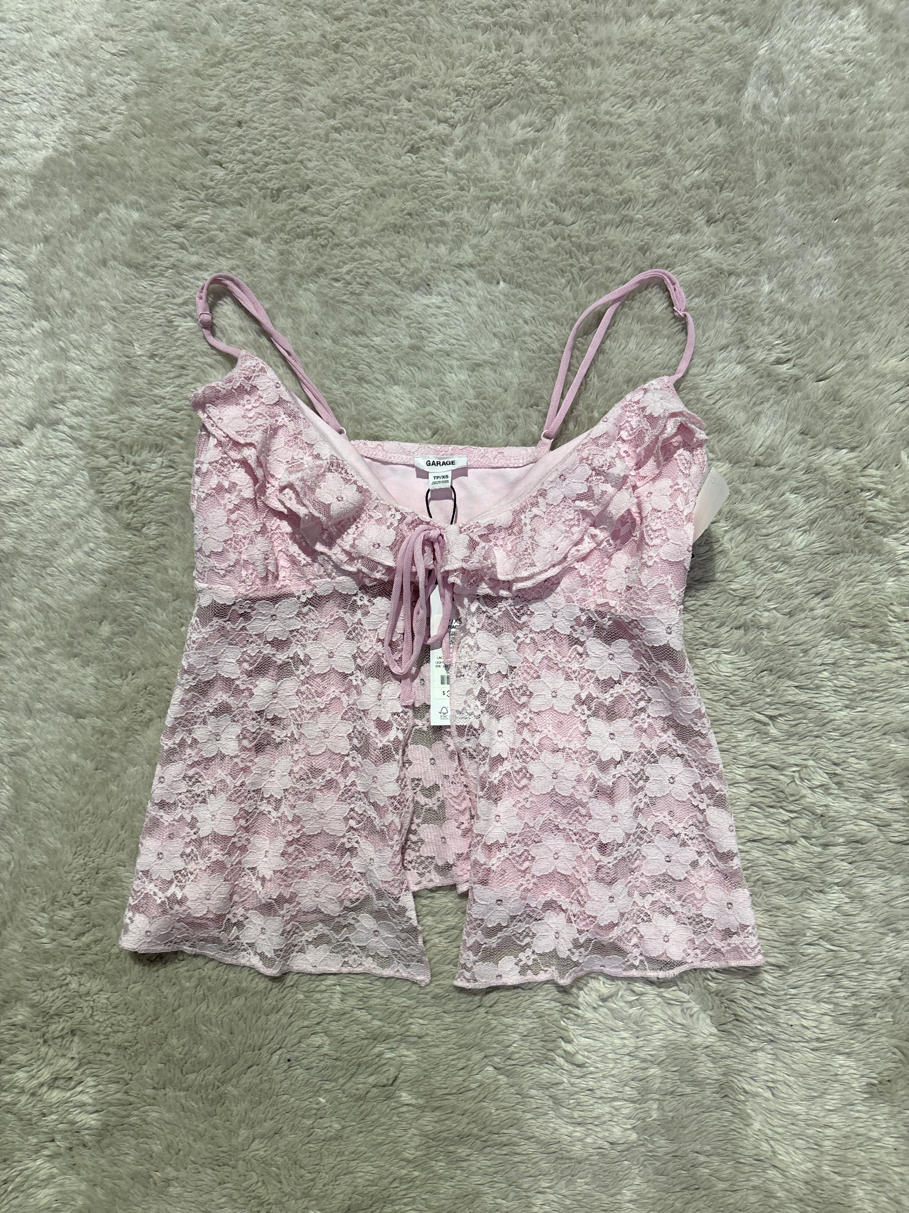 Garage Lace Flyaway Cami