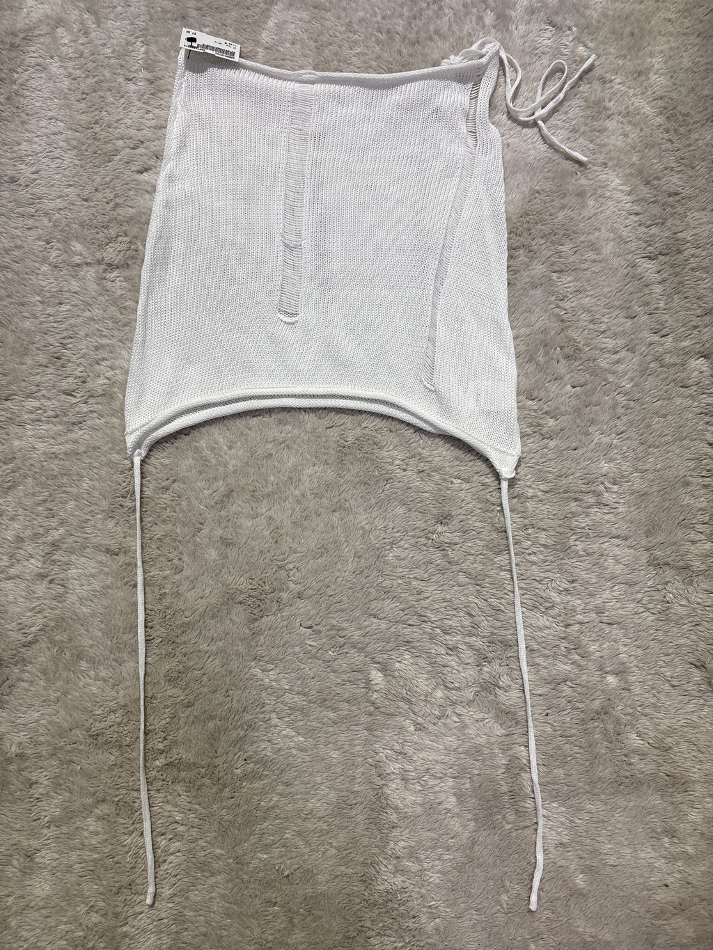 White Knit Top