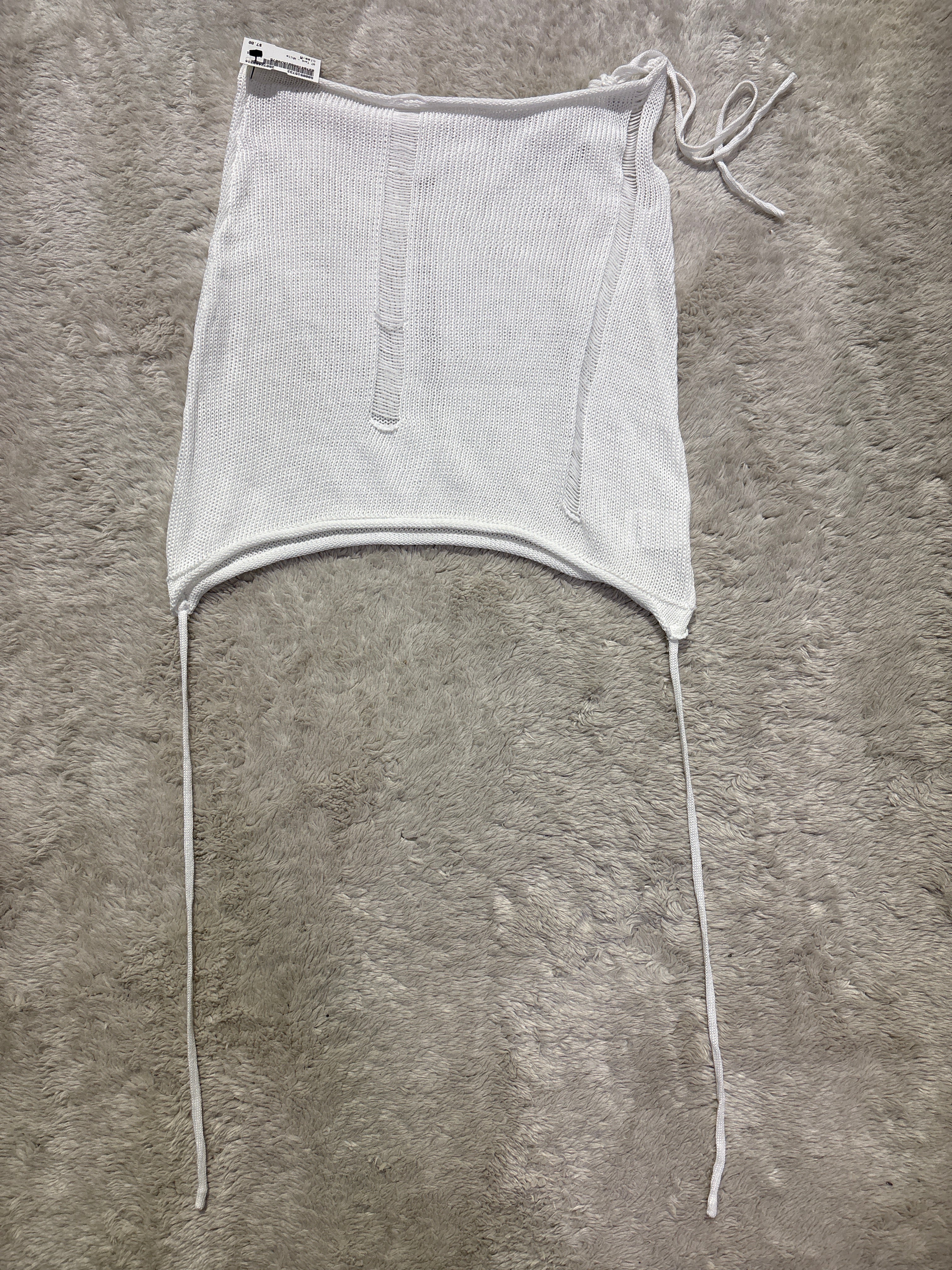 White Knit Top