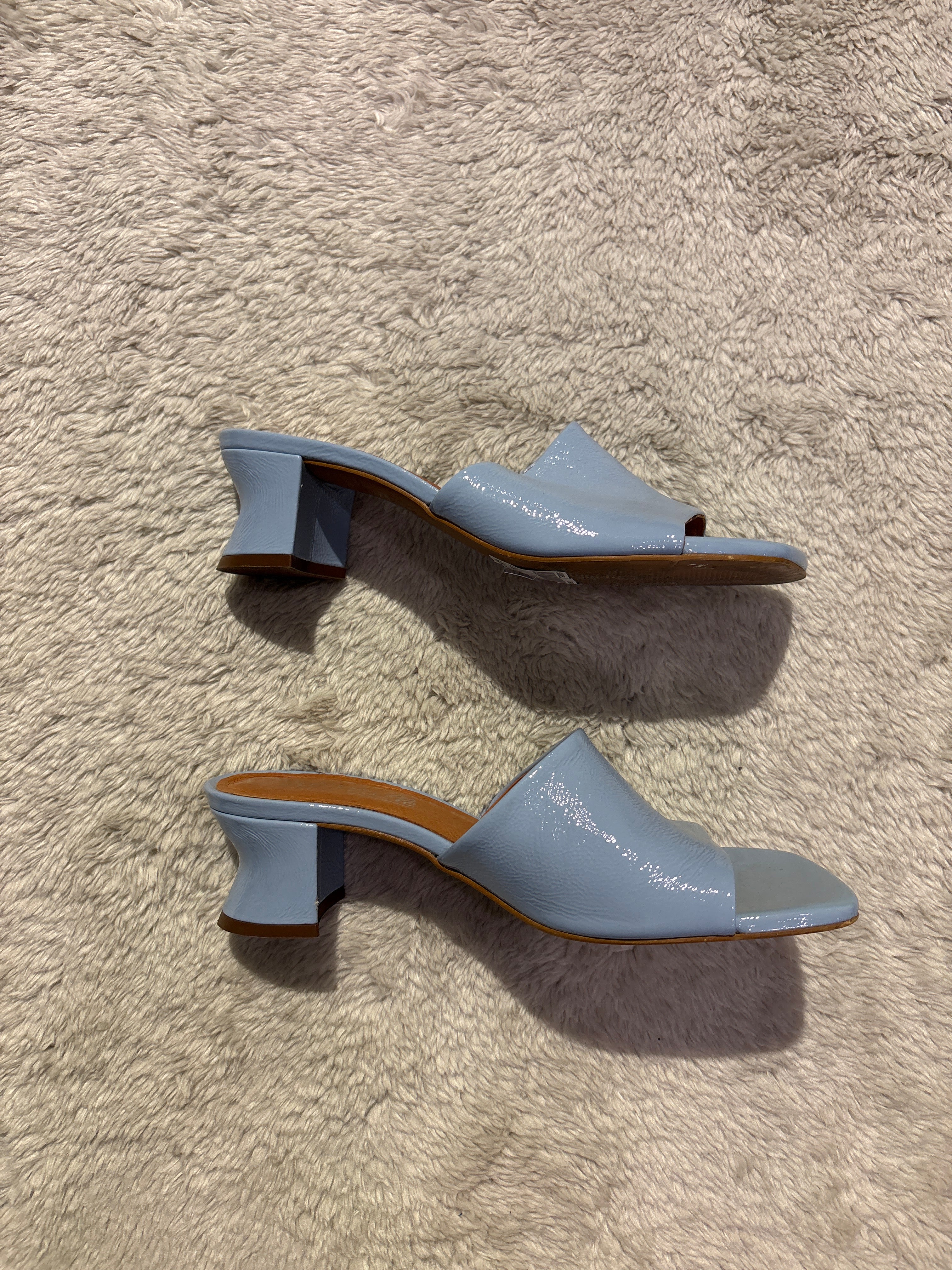 Blue Kitten Heels