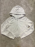 Hollister Cropped Zip Up