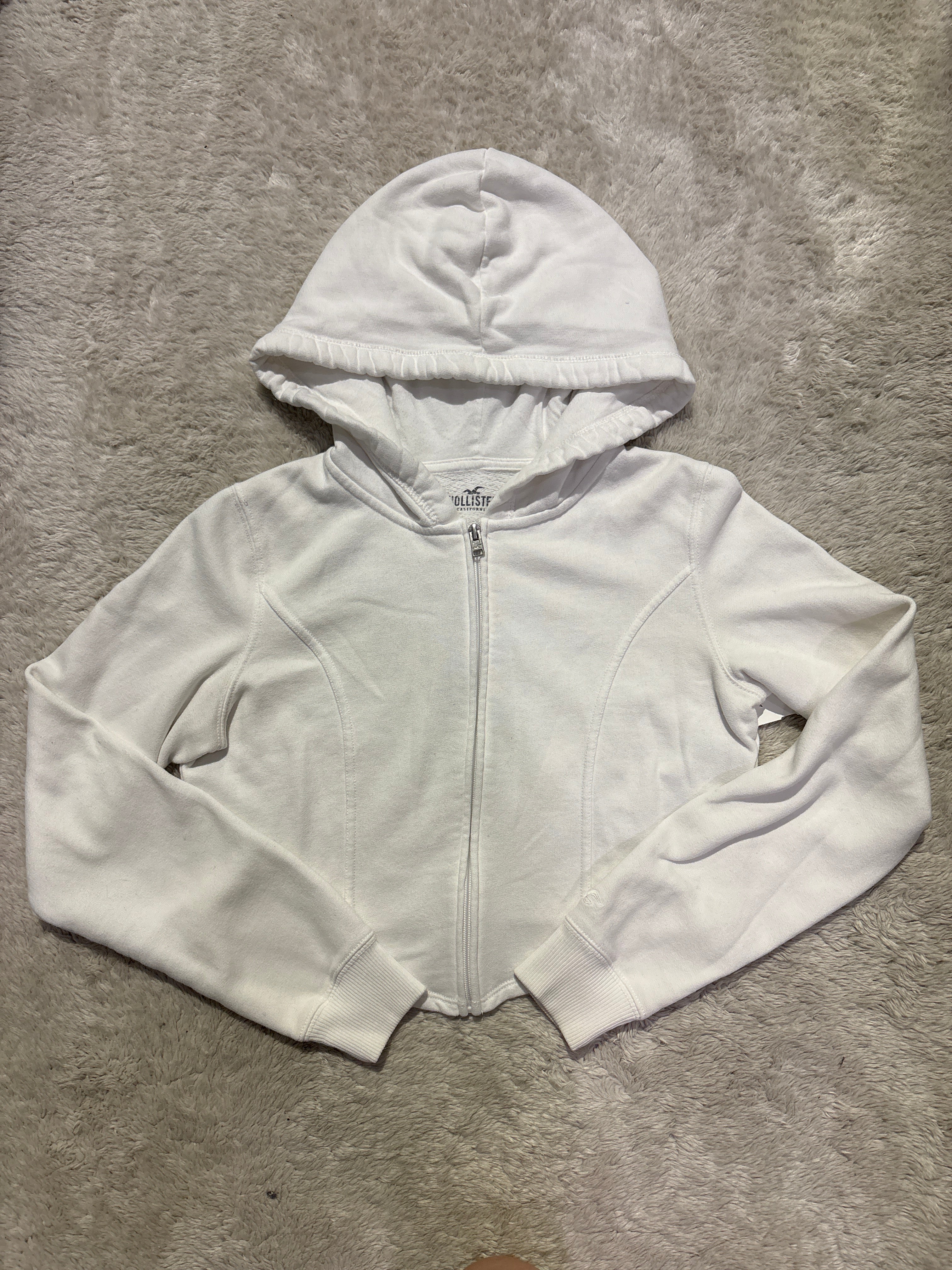 Hollister Cropped Zip Up