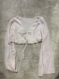 Tie Long Sleeve Cardigan