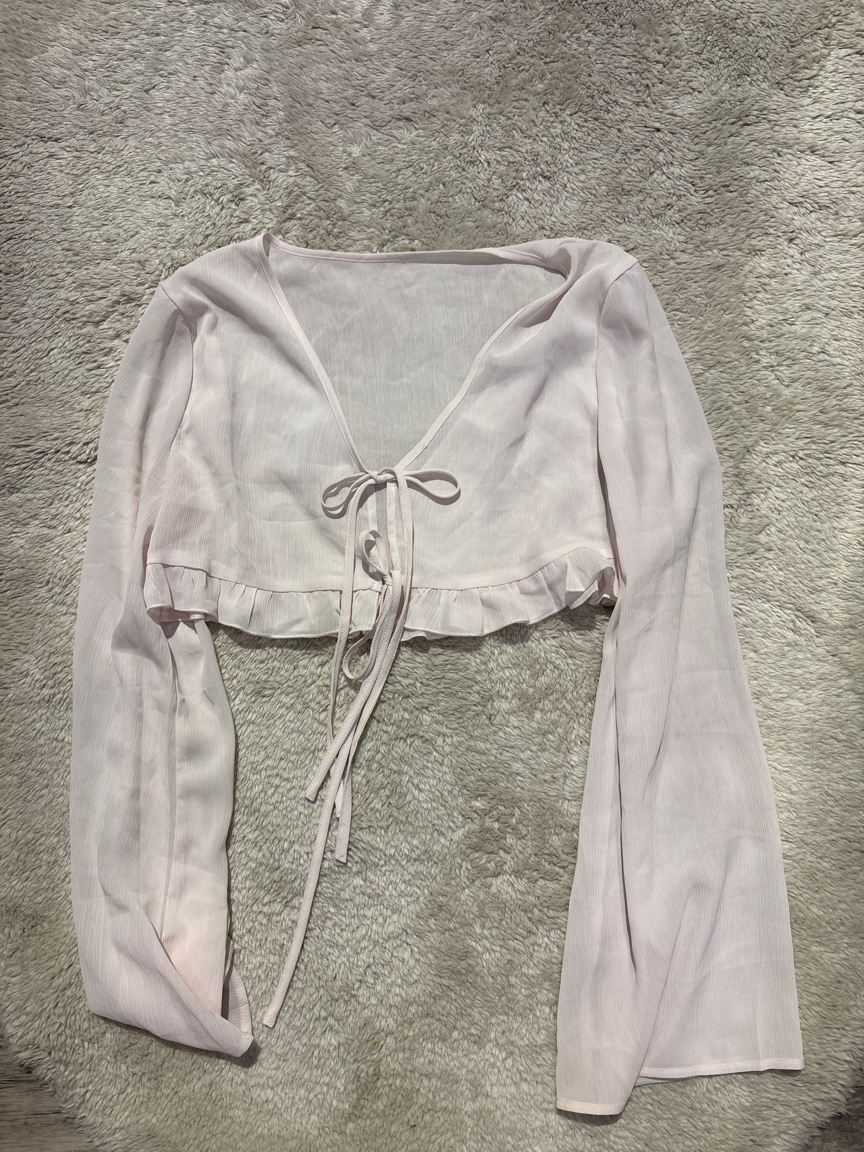 Tie Long Sleeve Cardigan