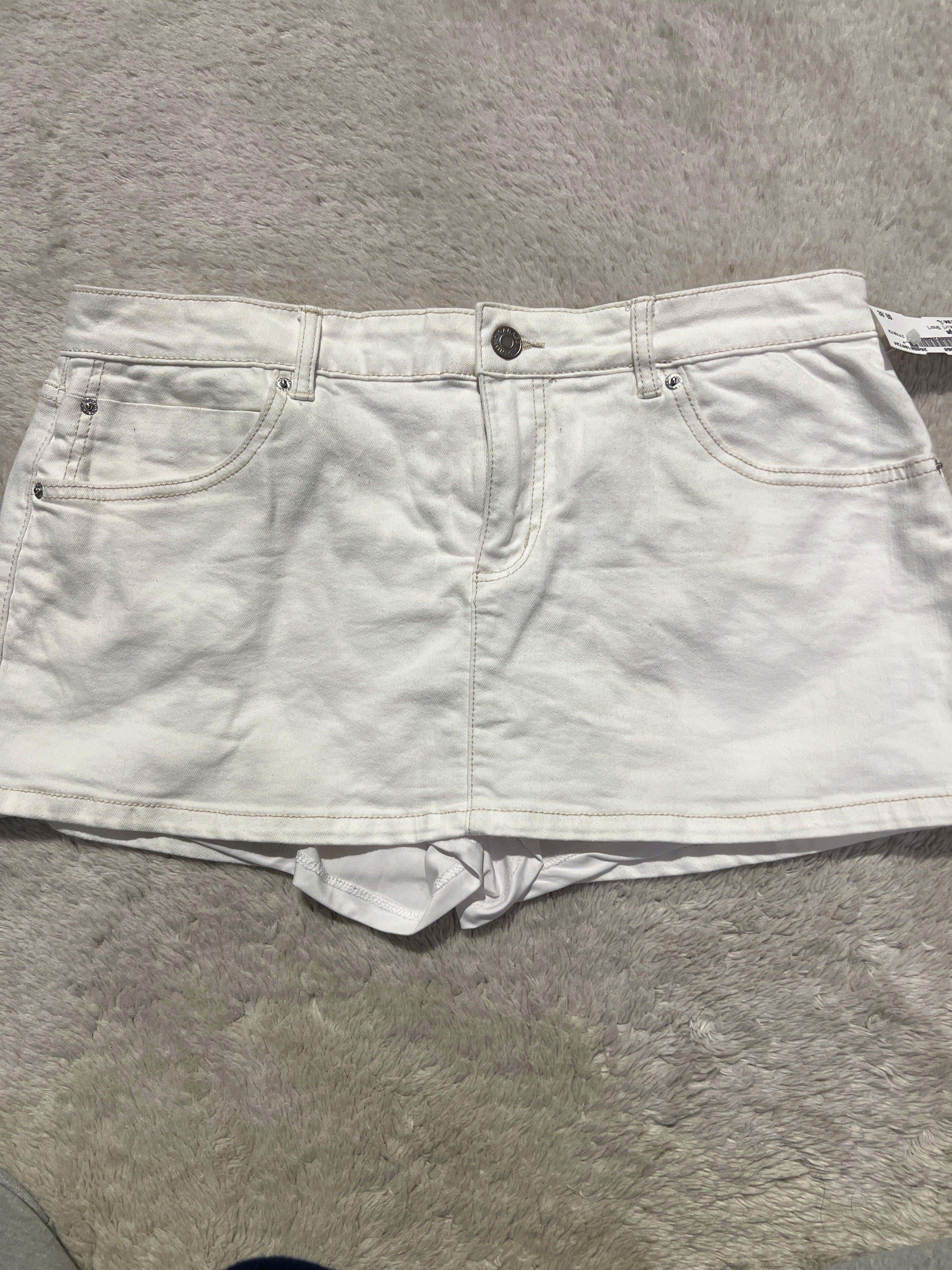 Garage Denim Mini-Skirt