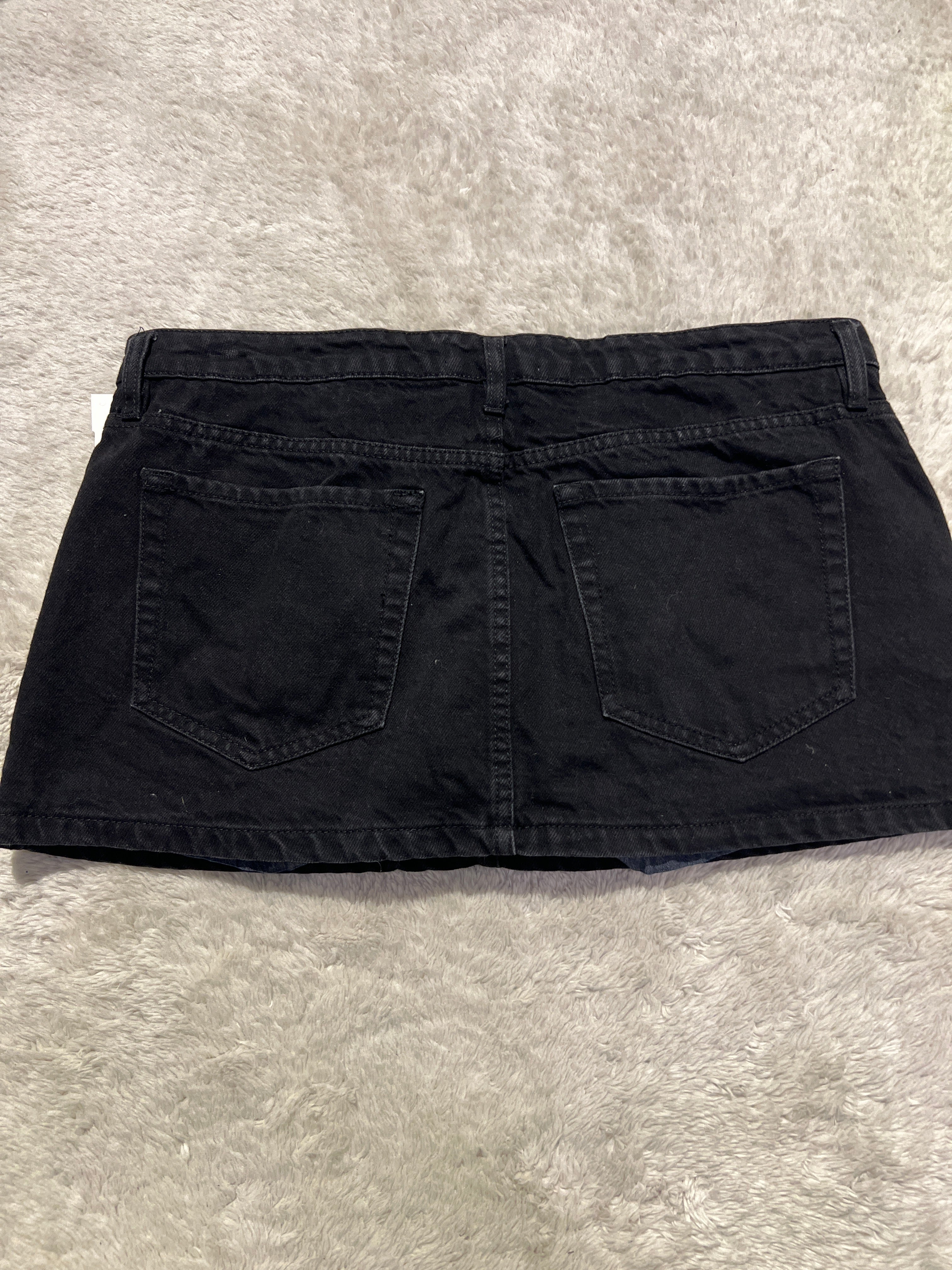 Garage Denim Mini-Skirt