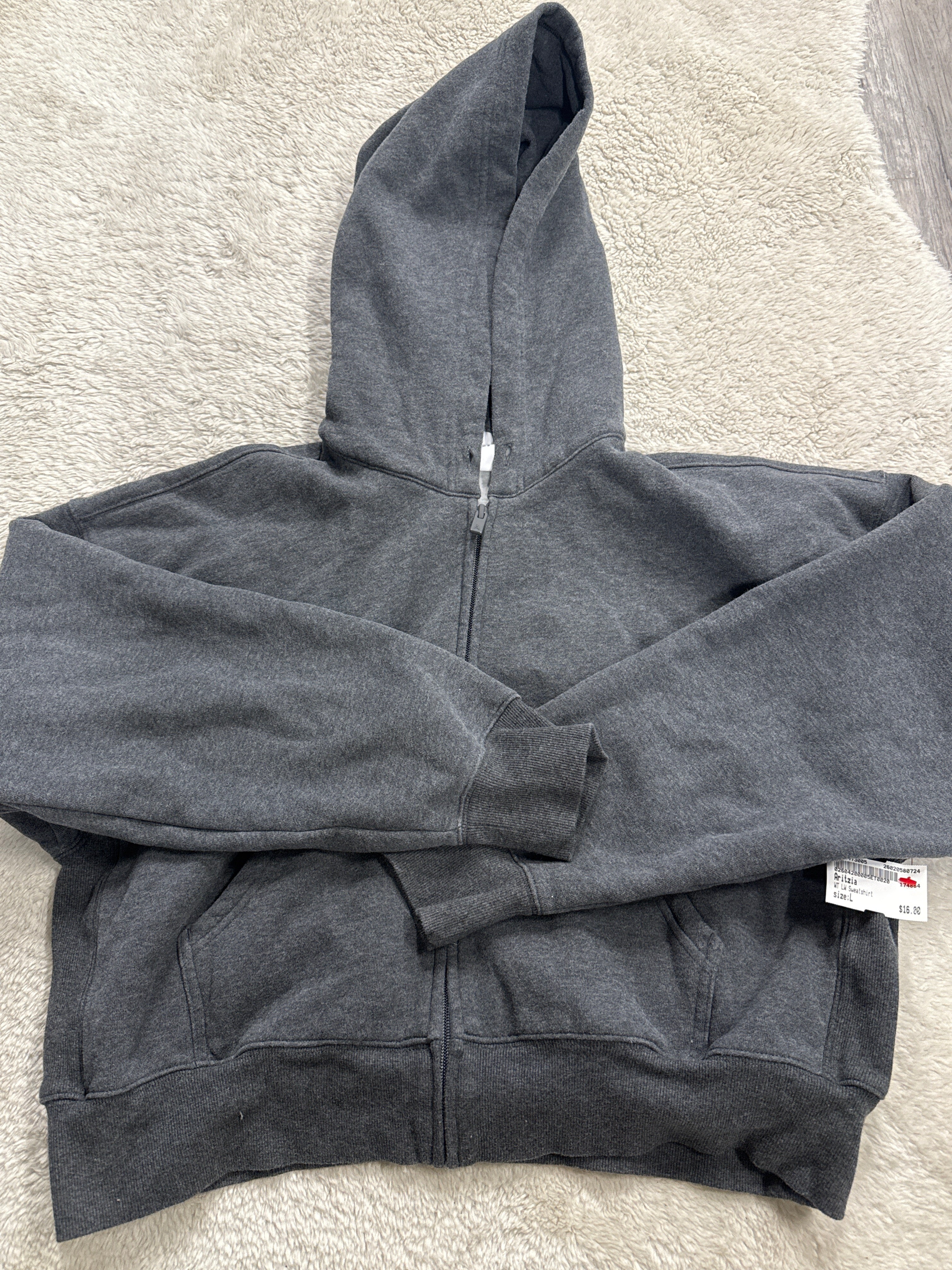 Aritzia Zip Up Sweatshirt