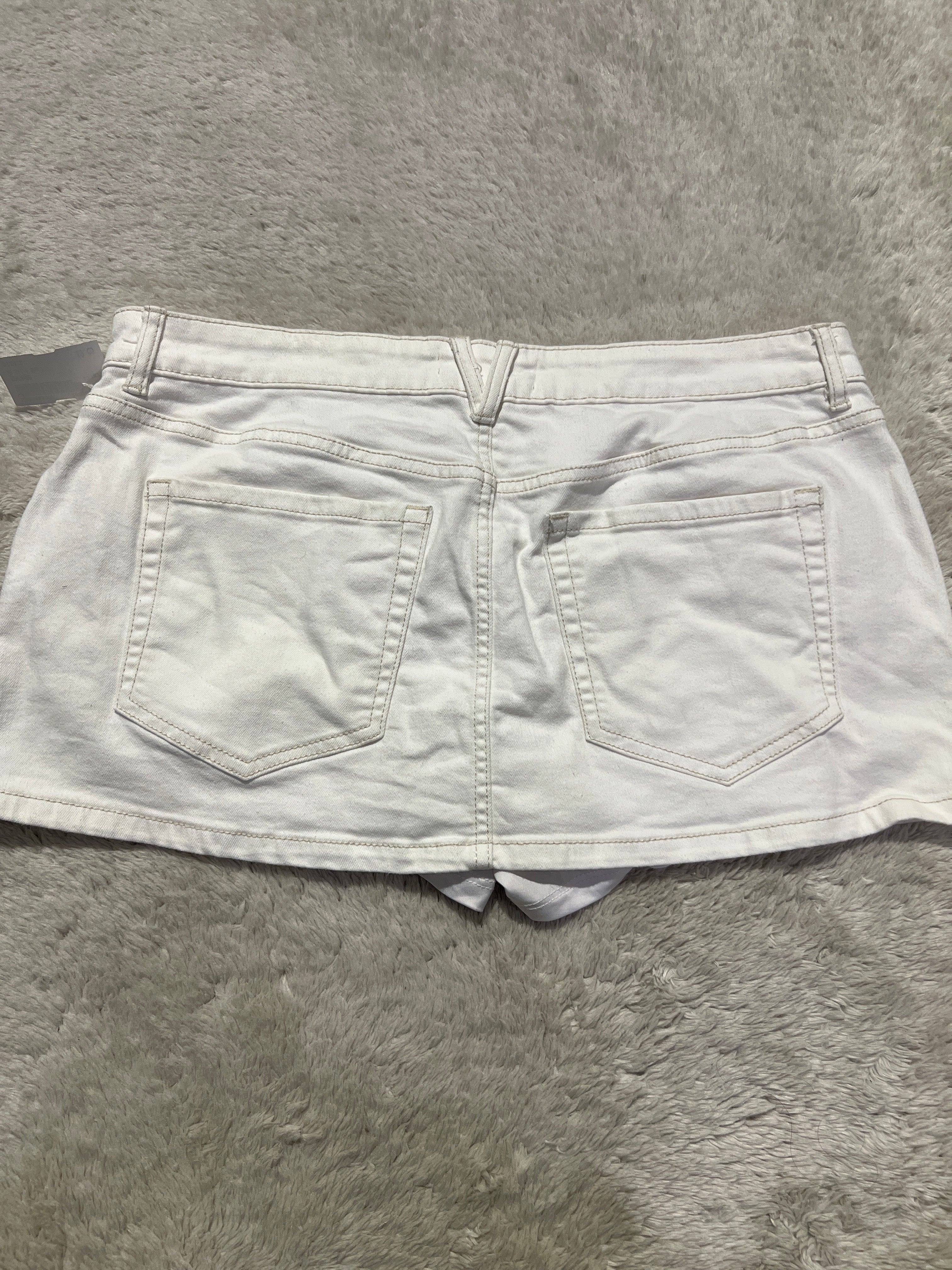 Garage Denim Mini-Skirt