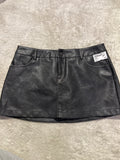Garage Pleather Mini-Skirt
