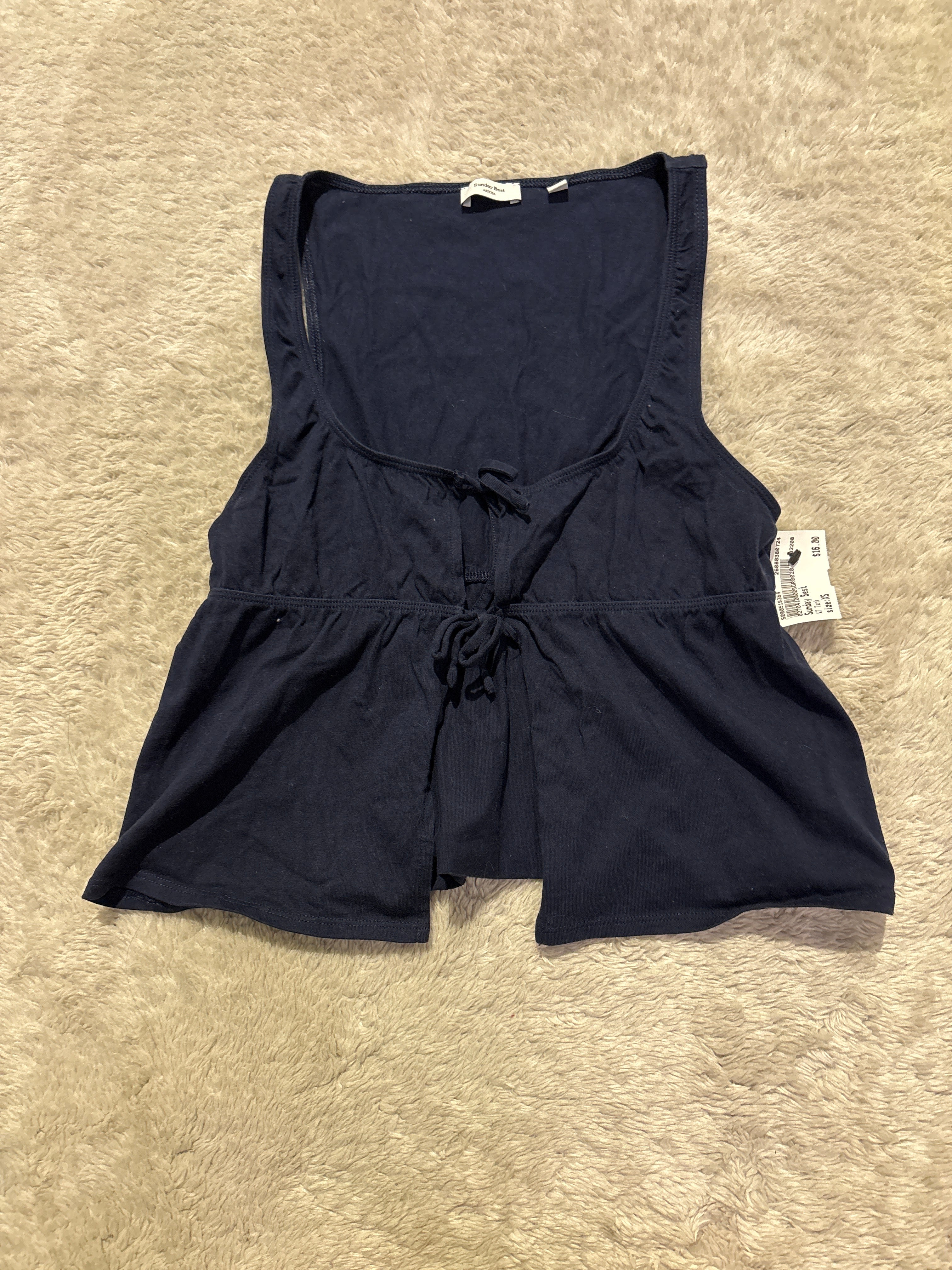 Sunday Best Tie Tank Top