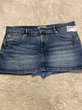 Garage Denim Mini-Skirt