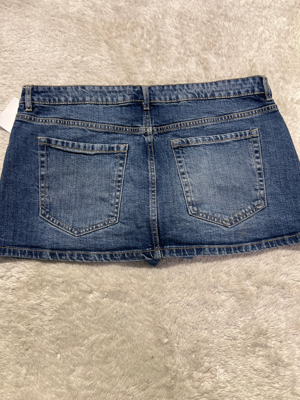 Garage Denim Mini-Skirt