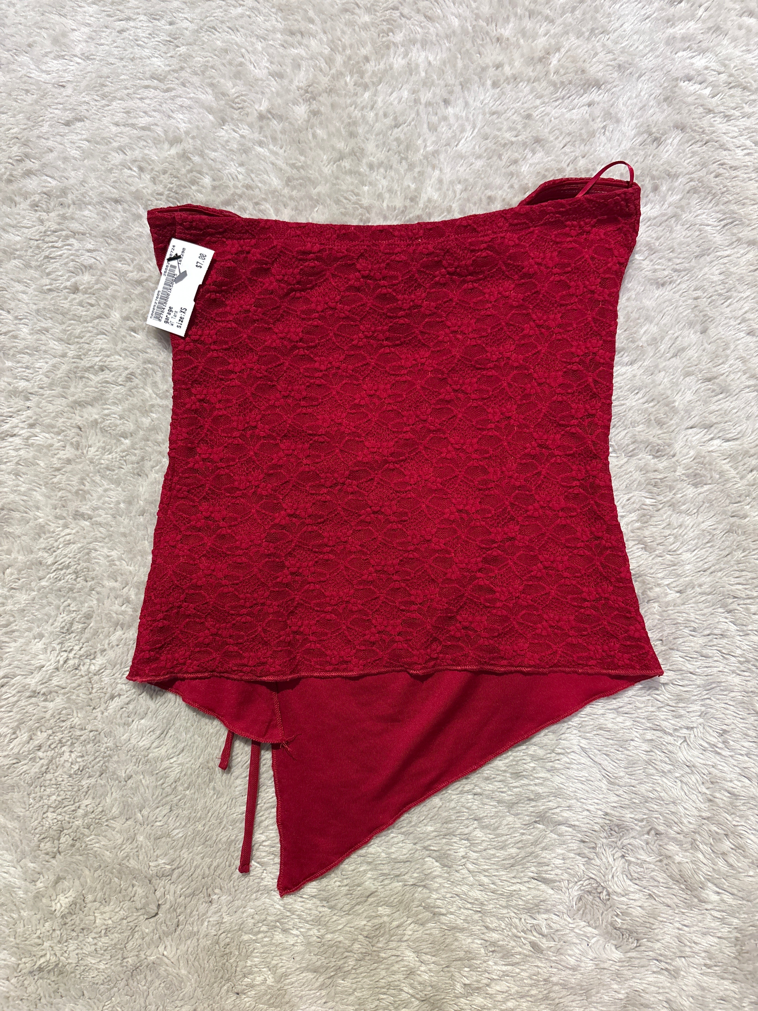 Garage Asymmetrical Tube Top