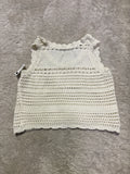 White Knit Tank Top