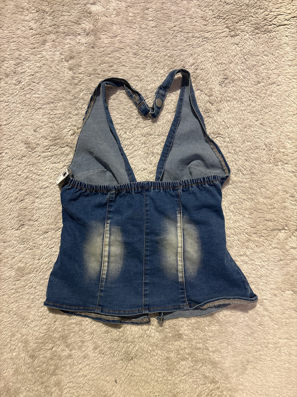 Denim Halter Top