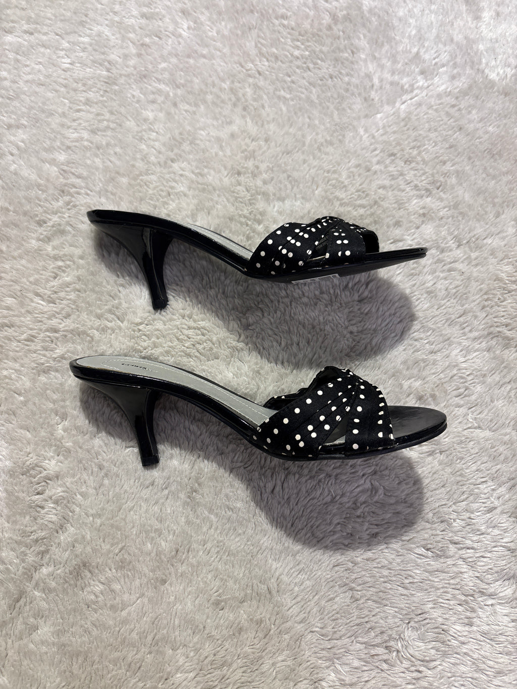George Polka Dot Kitten Heels