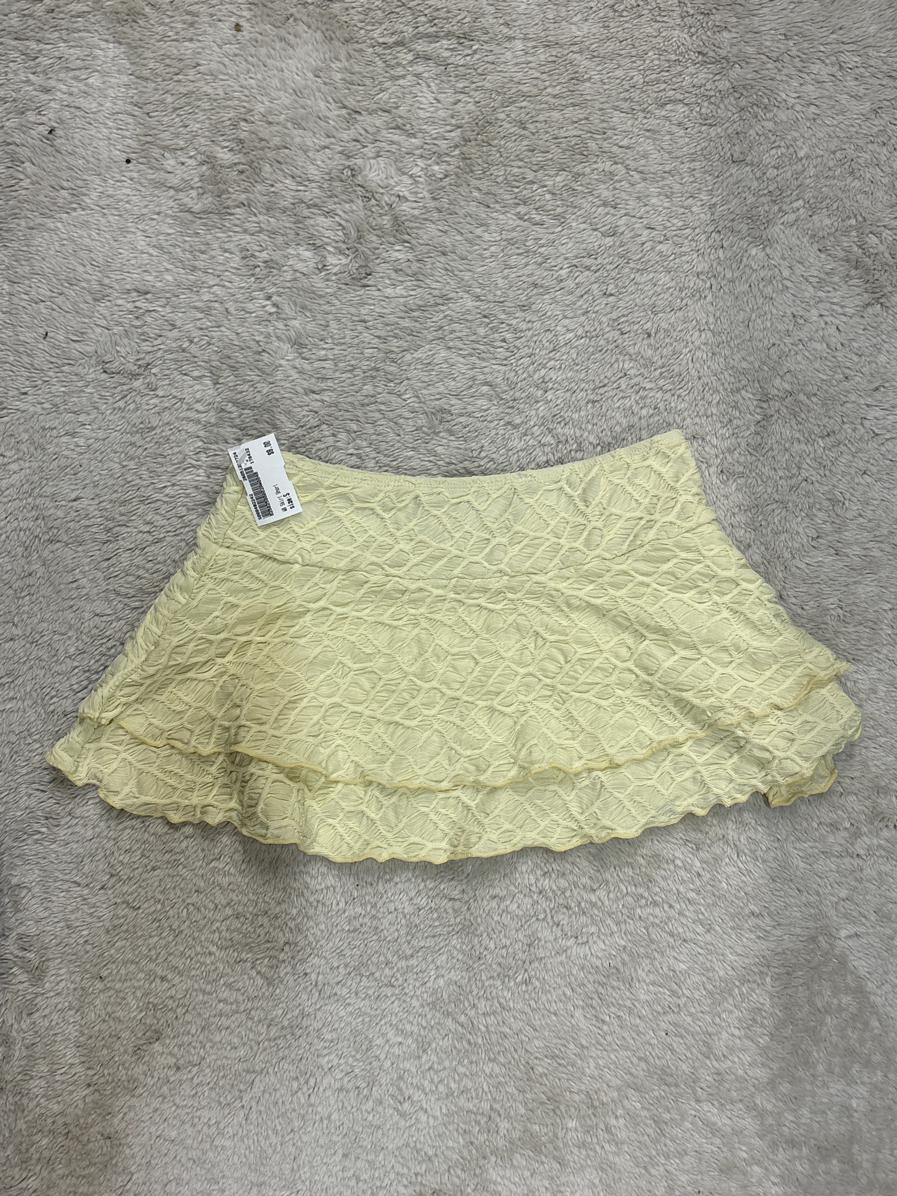 Yellow Mini Skirt