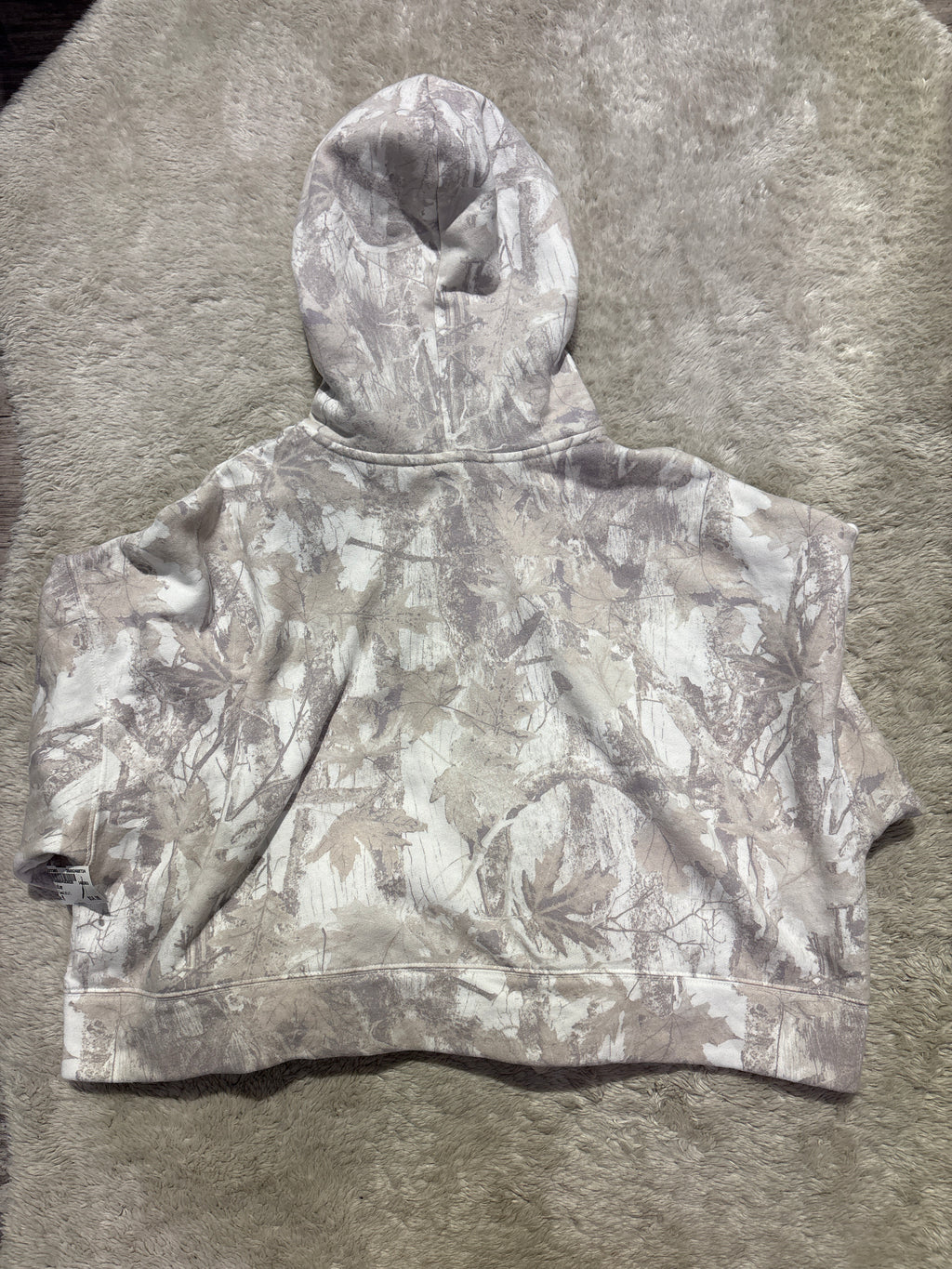 Hollister Camo Cropped Hoodie