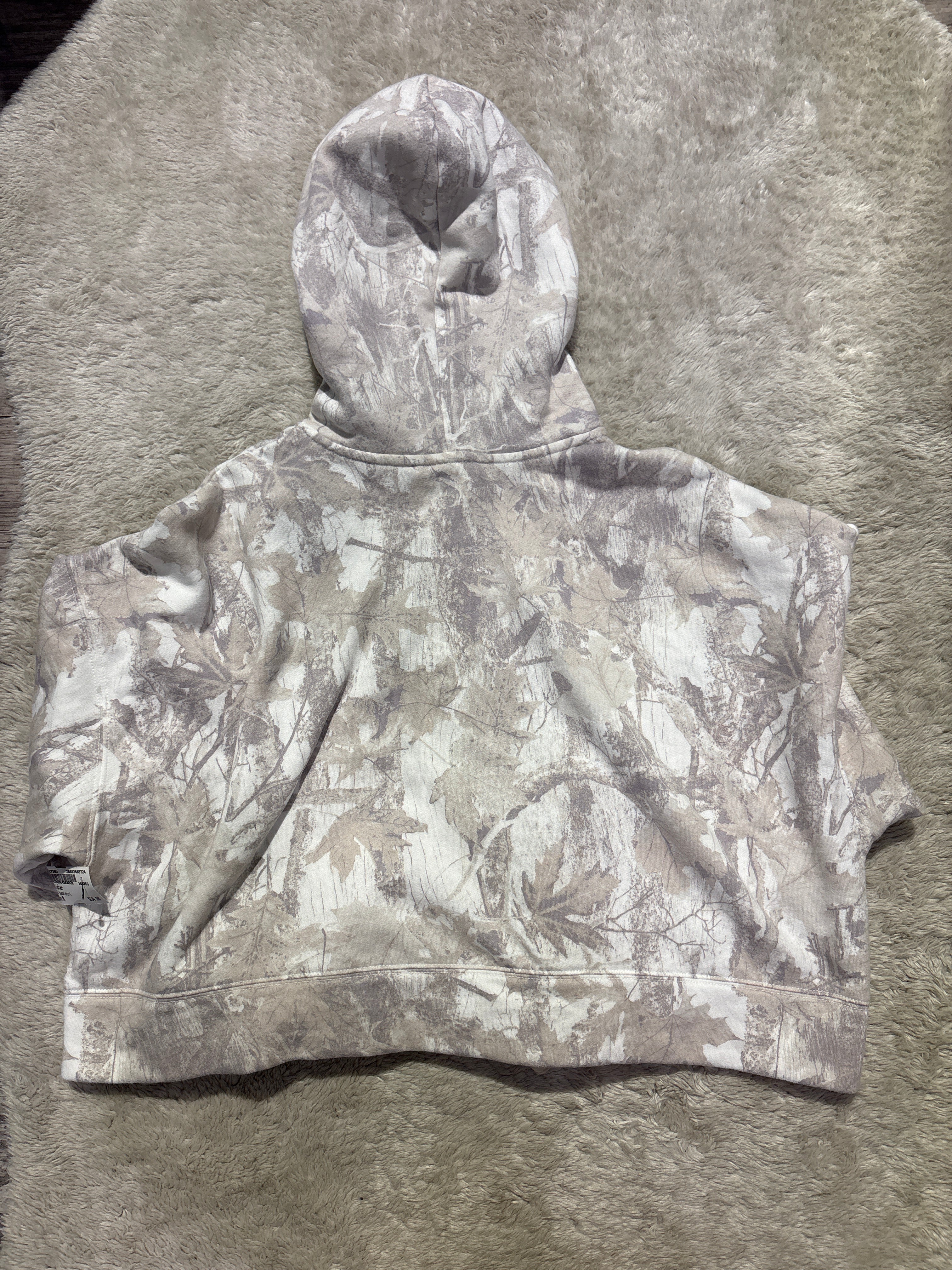 Hollister Camo Cropped Hoodie