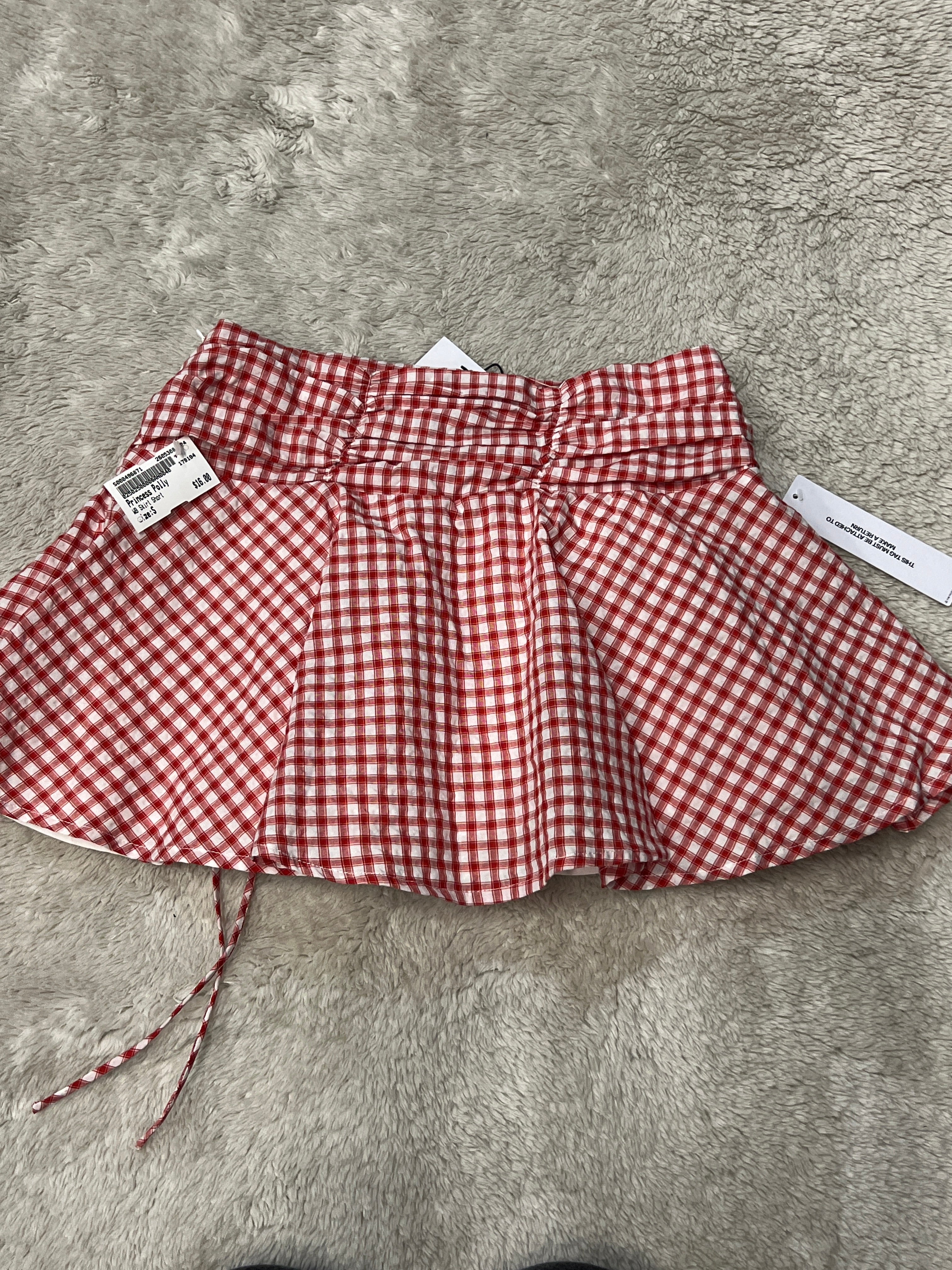 Princess Polly Gingham Skirt