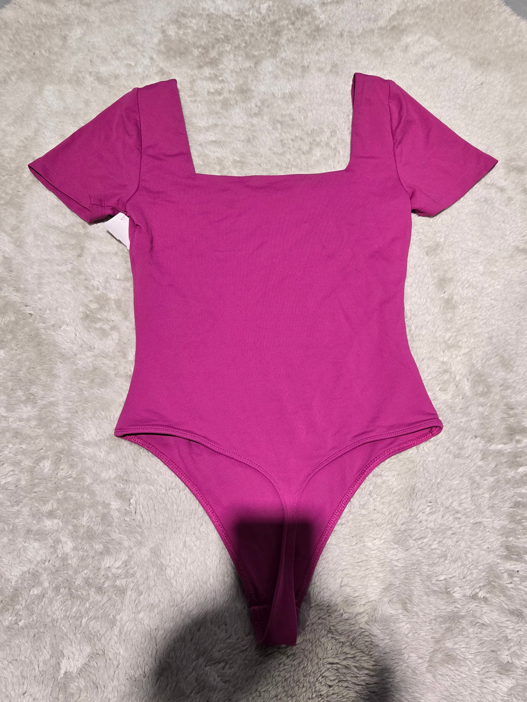 BABATON - Magenta Pink Short Sleeve Bodysuit