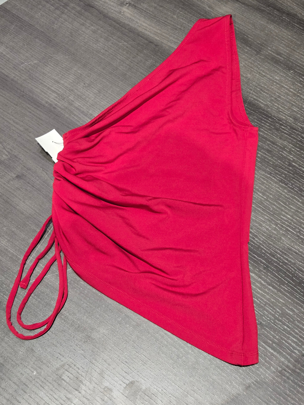 Garage One Shoulder Tank Top
