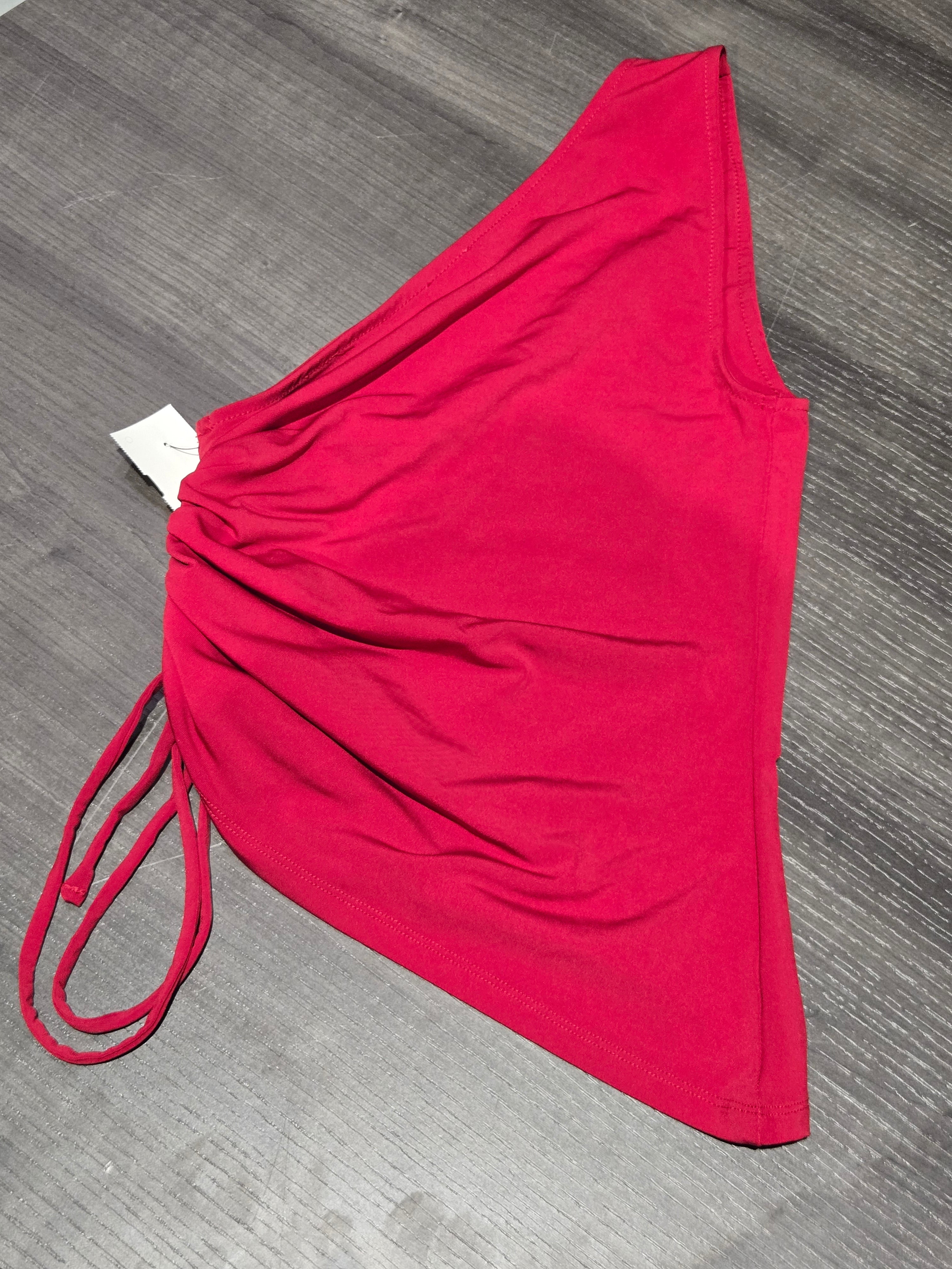 Garage One Shoulder Tank Top